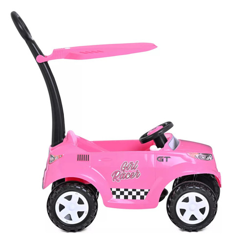 Carrito Montable Corsa Prinsel Push Car De Para Niña Color Rosa