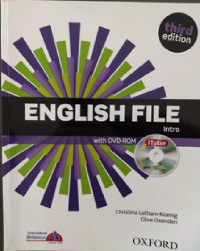 English File Intro, De C. Latham-koening / C. Oxenden. Editorial Oxford, Tapa Blanda En Inglés, 2019