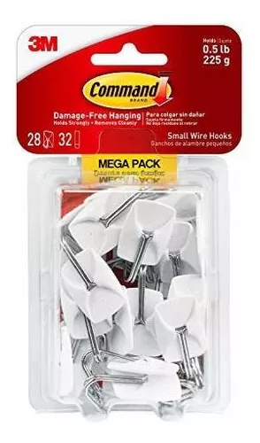 3M Command Ganchos adhesivos, ganchos para colgar en la pared, ganchos -  VIRTUAL MUEBLES