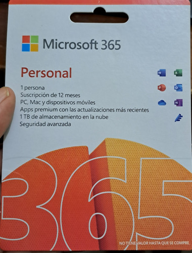 Licencia Office 365 Por Un Año