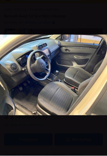 Imagen 5 de 15 de Renault Kwid 2018 1.0 Sce 66cv Intense