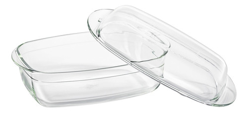 Refractario De Vidrio Con Tapa 32.5cm Elsass Küchenprofi Color Transparente
