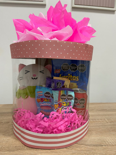 Caja De Regalo Sorpresa Premium | Peluche, Dulces Y Bebida
