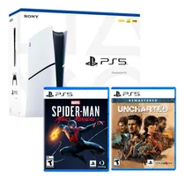 Comprar Ps5 Slim Con Lector+miles Morales+uncharted Legacy Thieves