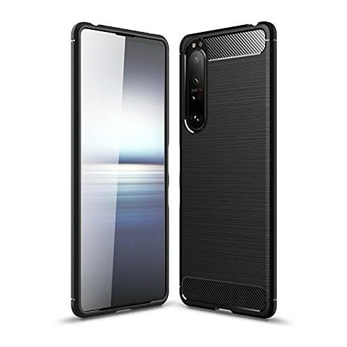 Funda Para Sony Xperia 1 Iii , Carbon Fiber Texture Des