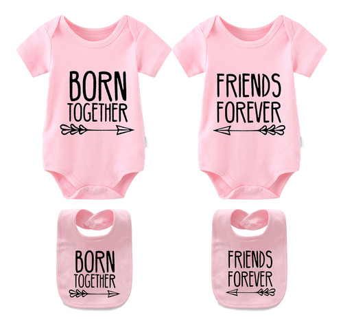 Ysculbutol Body Baby Twins Best Friends Forever - Conjunto .