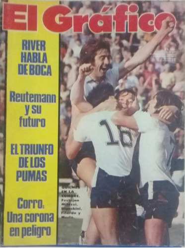 El Grafico N°3079.quilmes 1 Independiente 0.año 1978