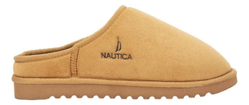 Pantunfla De Caballero Nautica Confort C003 Color Camel