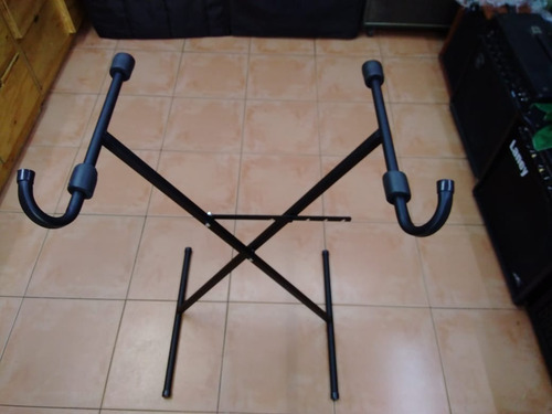Imagen 4 de 6 de Base Organeta Teclado En X Con Respaldo + Forro Antipolvo