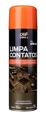 Limpa Contato Alta Performance 300ml / 209g - Orbi Quimica