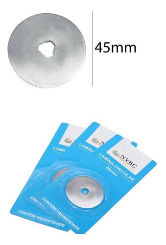 Disco Corte Circular 45mm Aço 6 Unidades
