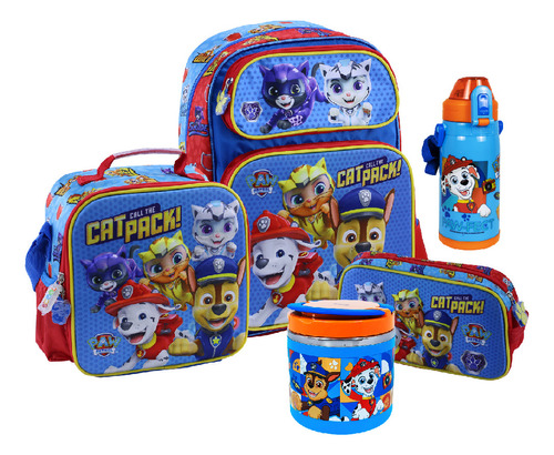 Paw Patrol H Set Mochila/l/c + Termo + Tomatodo B