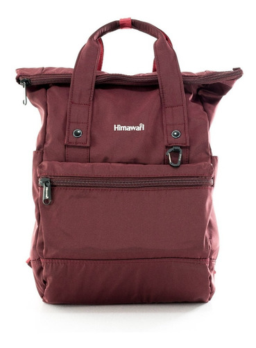 Mochila Himawari Impermeable Extra Liviana Portanotebook 20 Color Bordó