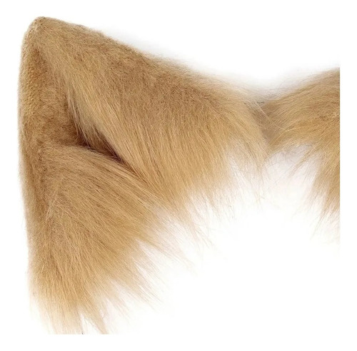 Diadema De Tela Con Forma De Cola De Zorro Y Orejas De Gato