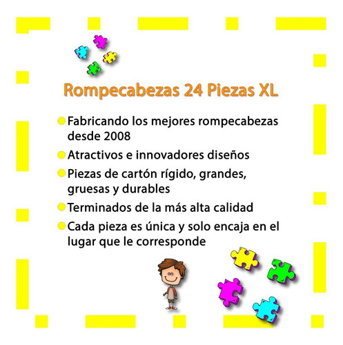 Rompecabezas Totte T305 Paseo Submarino 24 Pzas Xl