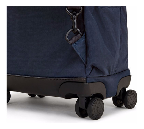 Mochila De Rodinhas Kipling New Zea True Blue Grey