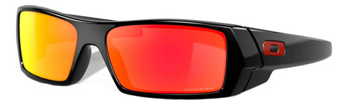Gafas de sol Oakley Gascan Standard con marco de o matter color polished black, lente ruby de plutonite prizm, varilla polished black de o matter - OO9014