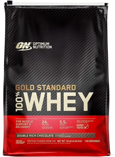 Gold Whey Standard 10 Libtras - Unidad a $4857