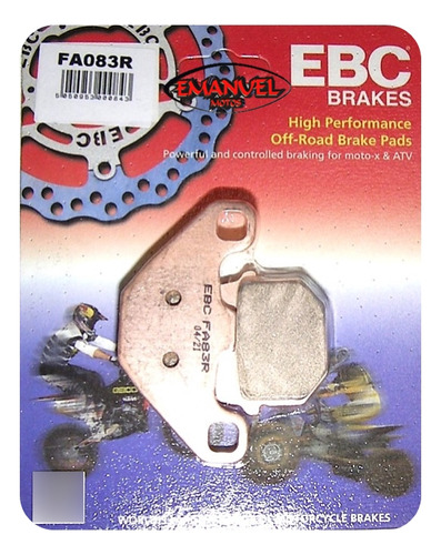 Pastillas Freno Ebc Brake Kawasaki Kmx 125 A1-a5/b1-b9