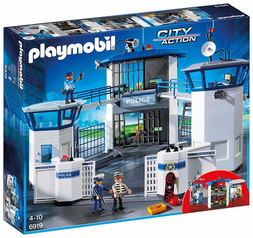 Playmobil Comisaria De Policia Con Carcel 6919 Action Full