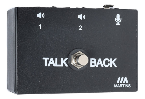 Pedal Talkback - Com Botão De Trava. (tbt01) Talkback