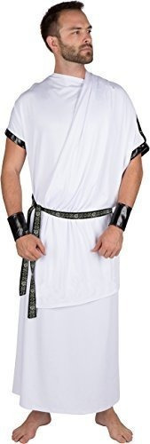 Disfraz De Toga Griega De Hombre Adulto De Capital Costumes