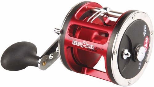 Reel Dam Quick Steelpower Red 431 Rotativo 4 Rulemanes Zurdo