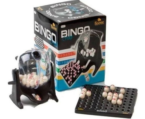 Bingo Cristal - 1 Bolillero Plastico Con 48 Cartones - 