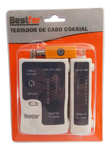 Testador De Teste De Cabo Coaxial Rj45 Bfh2131 Bestfer