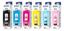 Comprar Pack 6 Tintas Epson T574 B\u002Fc\u002Fm\u002Fy\u002Fcl\u002Fml Original L8050 L18050