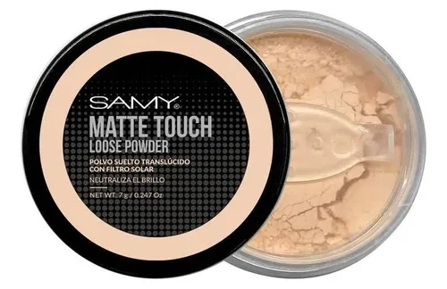 comprar Base de maquillaje en polvo Samy Facial Polvo Polvo traslucido tono mate