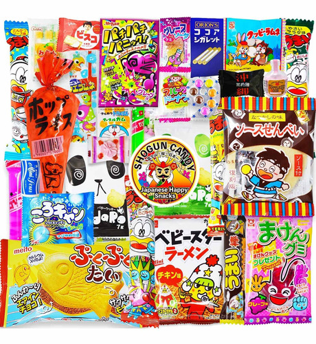 Dulces  Japoneses Surtidos De 32 Piezas Shogun Candy