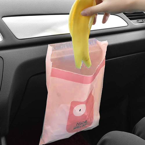 Bolsa Basura Desechable Facil Pegar Para Coche Impermeable