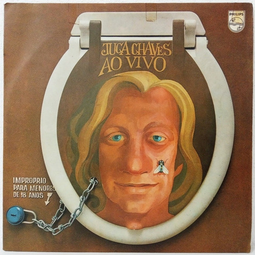 Lp Juca Chaves Ao Vivo - Vinil Philips 1972 Texto & Músicas