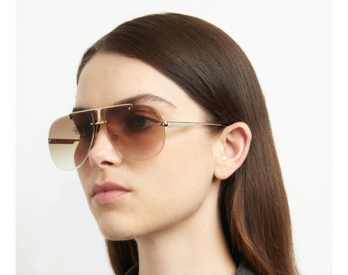 Lentes Sol Carrera 1052s Iconic Double Bridge Metal Pilot 65