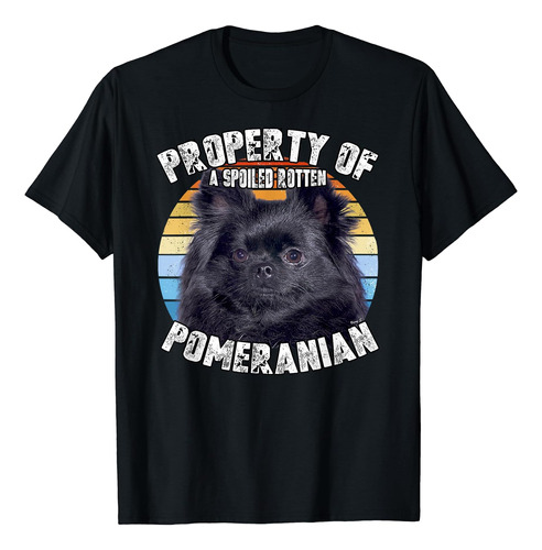 Propiedad Negra De Pomerania De La Camiseta