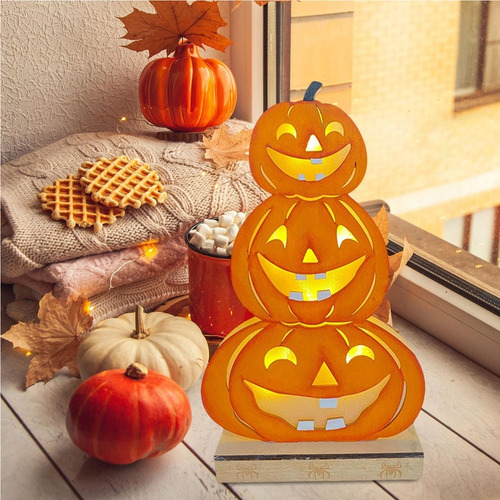 Lámpara De Calabaza De Halloween, Decoración De Calabaza,