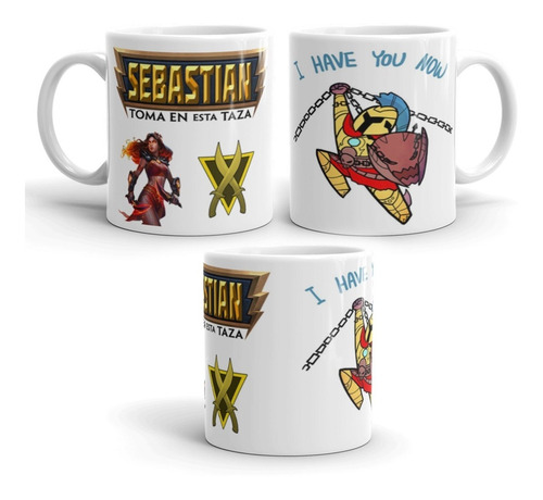 Mug Smite Personalizado Con Nombre Battleground Of The Gods