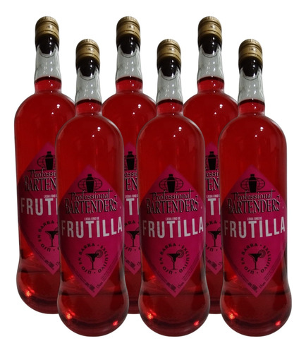Licor Peters Professional Bartenders Frutilla 6x1000ml