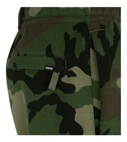 calça nike sb icon camo masculina