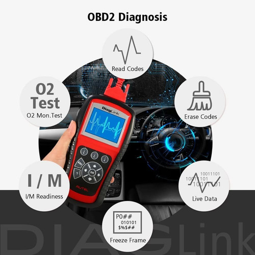 Autel Obdii Obd2 Code Reader Diaglink (diy Version Of Md802)