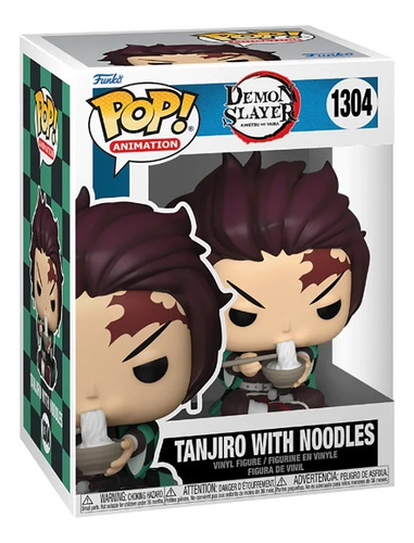 Funko Pop Tanjiro Con Noodles 1304 Funko Fair 2023 Demon Slayer: Kimetsu No Yaiba