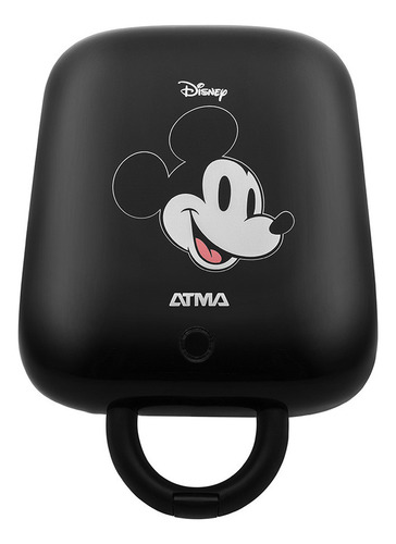 Waflera Sandichera Atma Disney Mickey Negra Ws027dbp