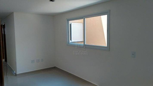 Cobertura Com 2 Dormitórios À Venda, 90 M² Por R$ 320.000 - Vila Camilópolis - Santo André/sp - Co2468