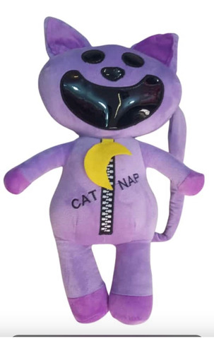 Peluche Cat Nap  Smiling  Criters Gato Morado40  Cm 