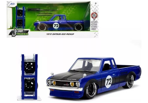 1972 Datsun 620 Pickup Con Accesorios Jada Escala 1:24 