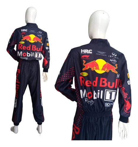 Disfraz Piloto Carreras Checo Bull Pérez Formula 1 Nuevo / Hombre T - G