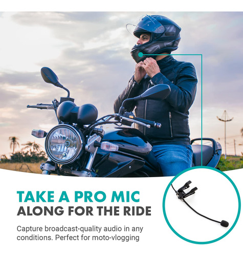 Micrófono Movo Acm400 Flexible Cuello De Cisne Para Motovlog