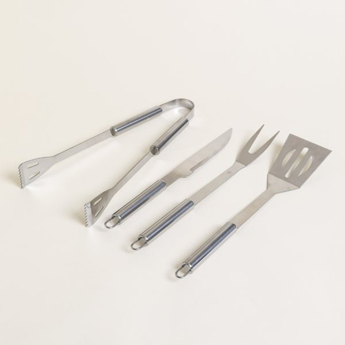 Imagen 7 de 8 de Set De Asado 4 Piezas Con Estuche - Maestro De Cocina