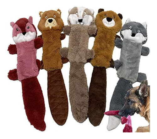 Juguetes Chirriantes Para Perros Sin Relleno Con Forro
